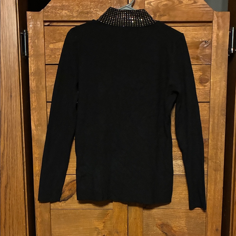 Milano Black Long Sleeve Top